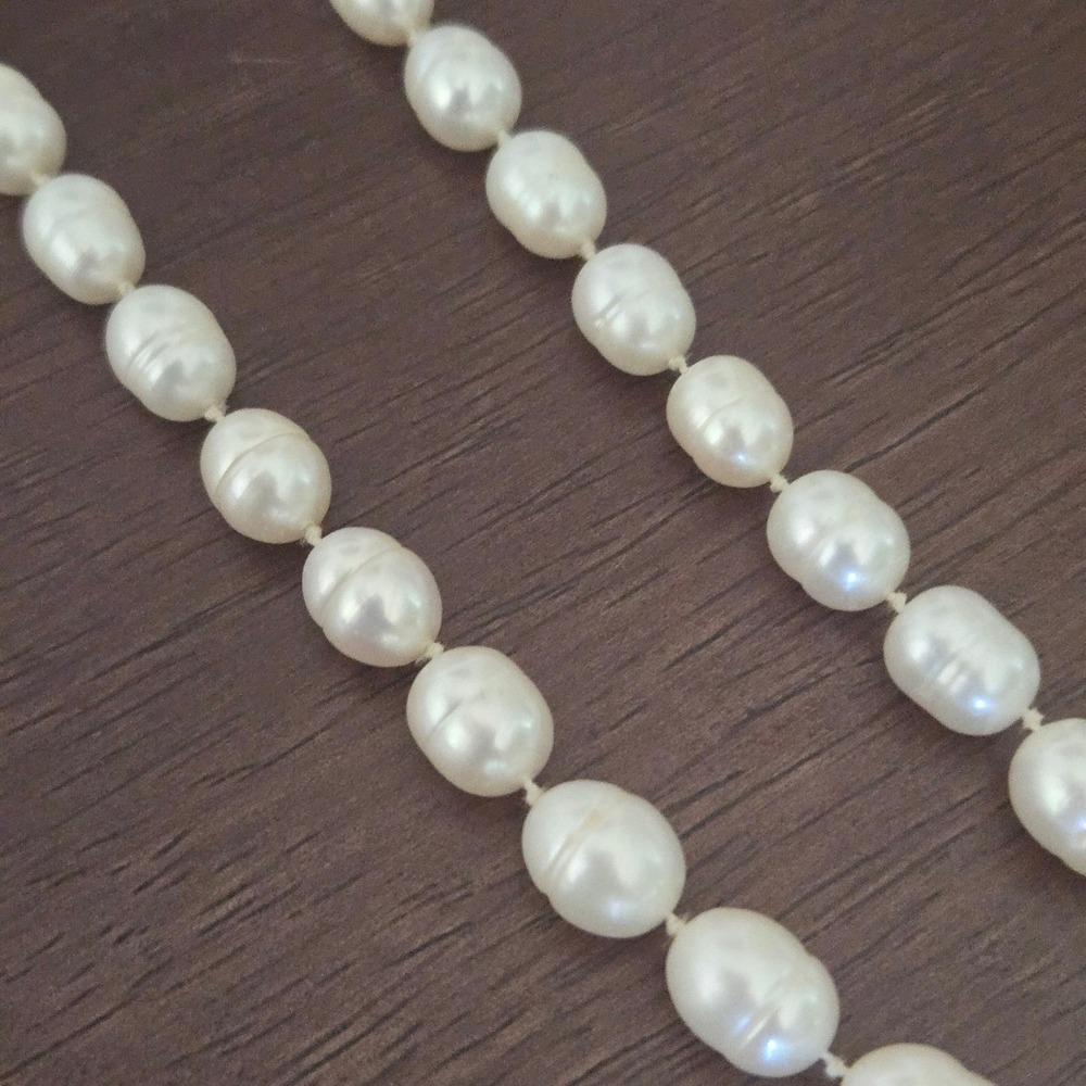 Honora Collection Pearl Necklace Womens 18in Sterling Silver 925 Clasp - Picture 3 of 9